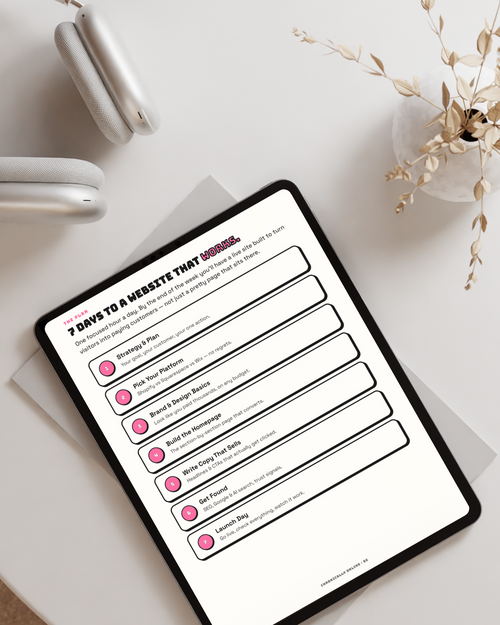 How to Build a Website That Sells in 7 Days