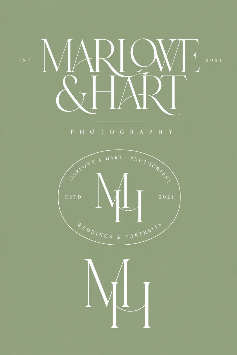 Marlowe & Hart Photography - Logo | Chronically Online portfolio