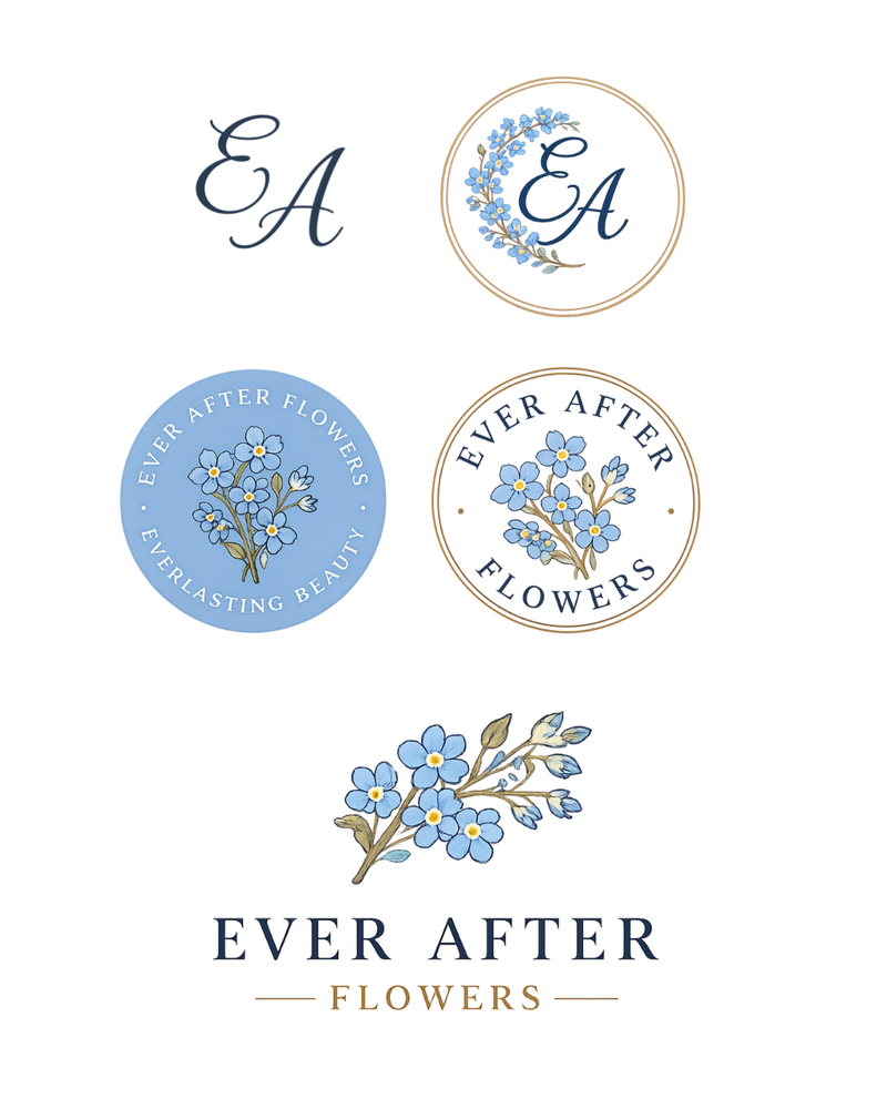Ever After Flowers - Logo | Chronically Online portfolio
